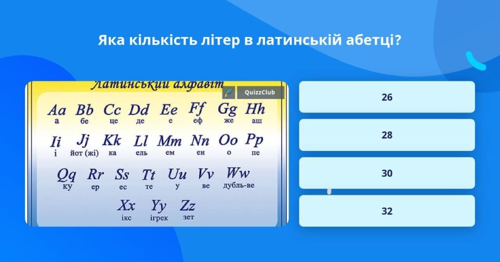 латинський алфавіт